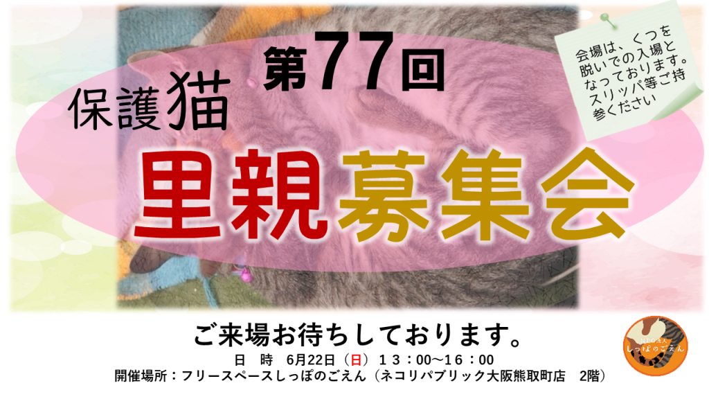 第77回里親募集会